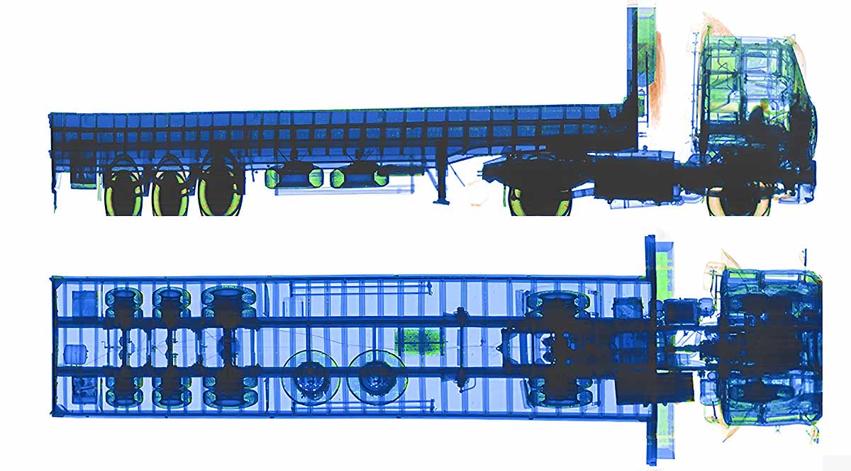 LINEV Systems - Multi Energy X-Ray Array Portal MEAP x-ray image